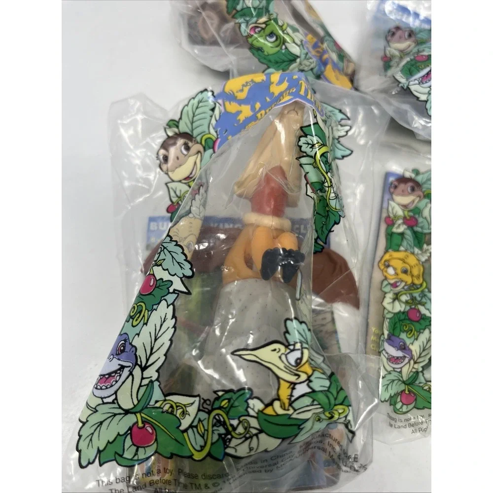 The land before time Burger King Kids Club Complete Set,  Lot Of 6 New